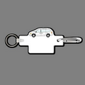 4mm Clip & Key Ring W/ Colorized Dodge Van Key Tag